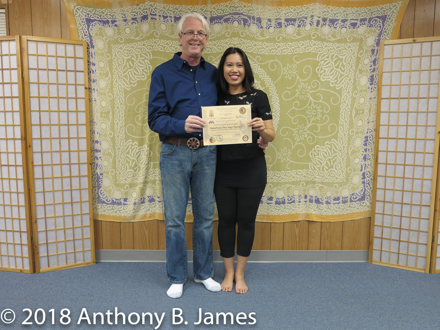 January 2018 SomaVeda® Thai Yoga Practitioner Certificate Class