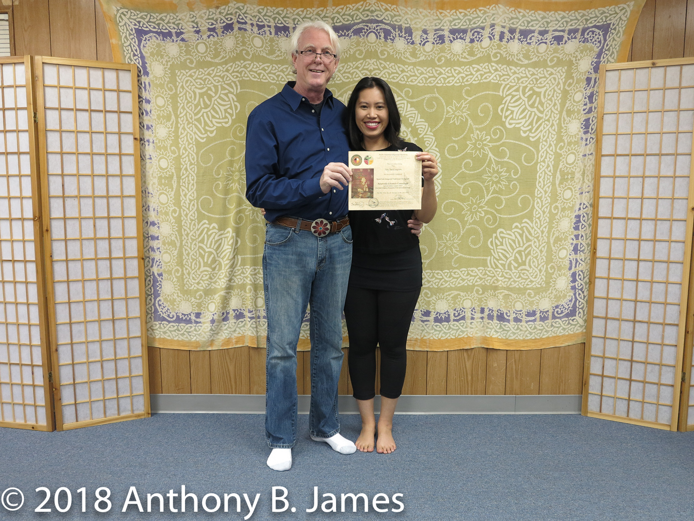 January 2018 SomaVeda® Thai Yoga Practitioner Certificate Class
